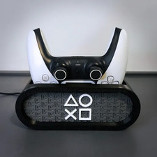 PS5 DualSense Charging Dock Stand PlayStation Symbols RGB Controller Charger