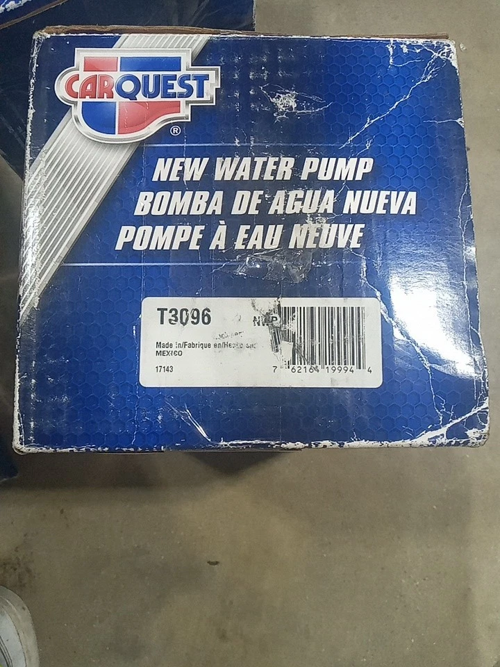 CARQUEST T3096 Engine Water Pump – Premium OEM Replacement with Gasket Foto 2 de 2