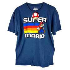 Super Mario T Shirt Super Mario Bros Nintendo Graphic Tagless Adult Size XL NWT