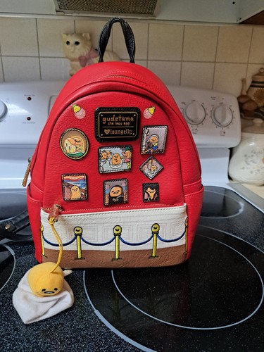 Gudetama the Lazy Egg x Loungefly History of Art Mini Backpack