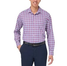 NEW Kirkland Signature Men's XL Performance Sport Shirt Plaid Dress shirt