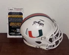 OJ Frederique Jr. Miami Hurricanes Signed Autographed Speed Mini Helmet JSA N