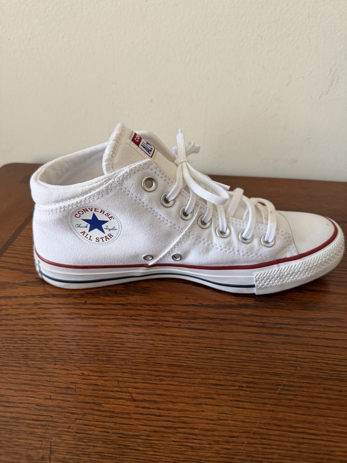 Converse Chuck Taylor All Star Mid Madison Shoes 563511F White Women's Size 9W thumbnail 10
