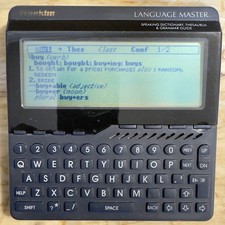 Franklin LM-6000B The Speaking Language Master Vintage Tested Working