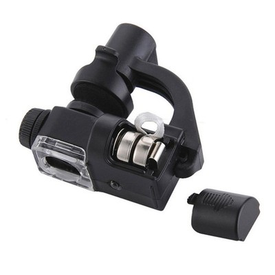 90X Magnification Zoom LED Magnifier Focus Cellphone Microscope  Glass Lens