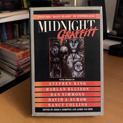 Midnight Graffiti By Stephen King, & Others  1992 Great Condition HCDJ