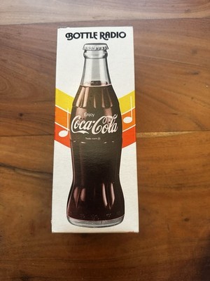 1979 Coca Cola Bottle AM Radio Vintage Coke Collectible Soda Promo Sealed Box
