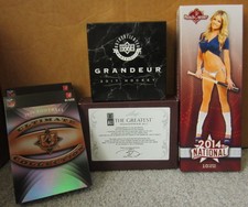 2008 NFL Ultimate Collection - Muhammad Ali - GRANDEUR & Benchwarme  EMPTY BOXES