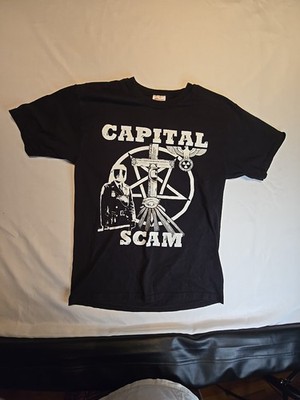 2000s Capital Scam Punk Rock Straight Jacket Rare Vintage Band shirt MEDIUM