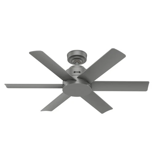 Hunter Fans - Kennicott 44 Inch Ceiling Fan with Wall Control-Matte Silver - Picture 1 of 4