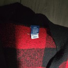 Old Navy Girls Cozy Textured-Knit Open-Front Cardigan Red Buffalo Plaid M (8) — photo 3