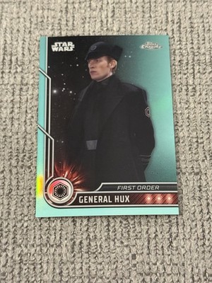 2023 Topps Chrome Aqua #/199 Rare #53 General Hux Star Wars