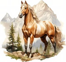 Diamond Painting Kits for Adults, Horse Full Drill Diamond Art for Beginners, 5 