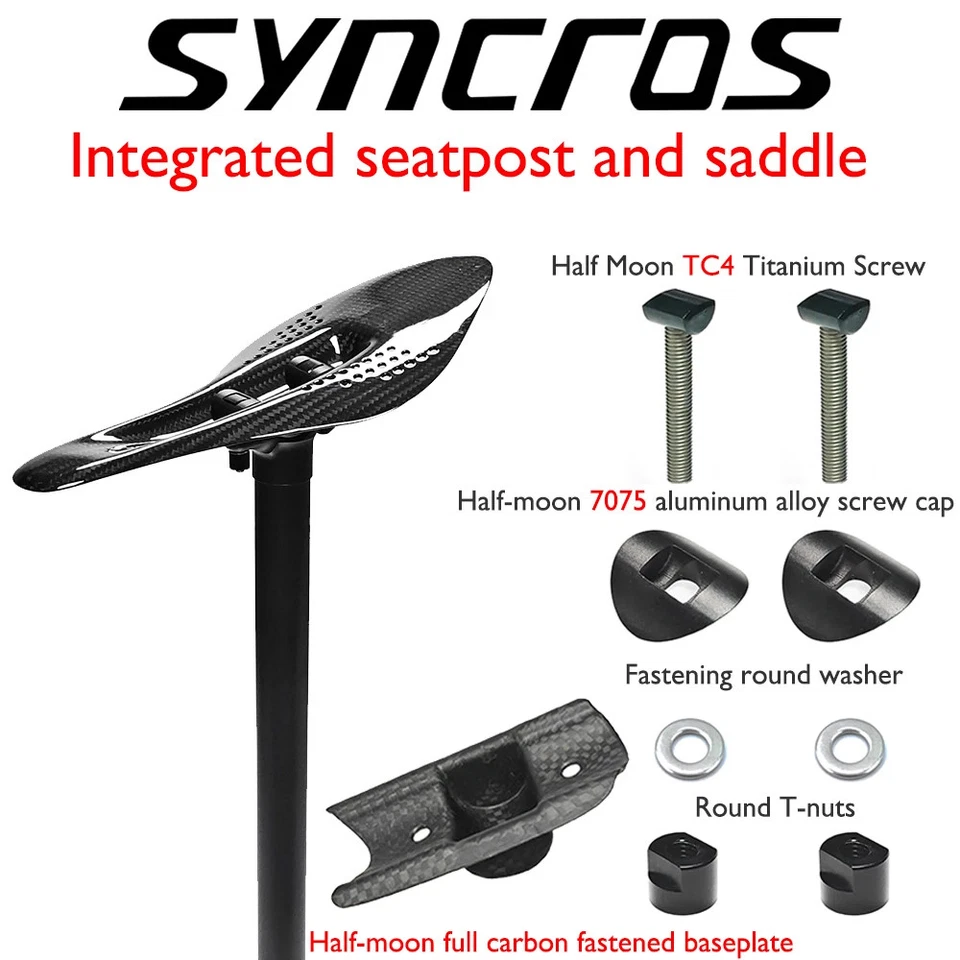 碳纤维集成座椅适用于山地车公路砾石自行车 3K 和黑色油漆面板 — 第 2/4 张图片