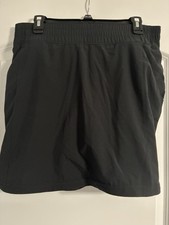 Columbia Size L Womens Black Pockets A-Line A...
