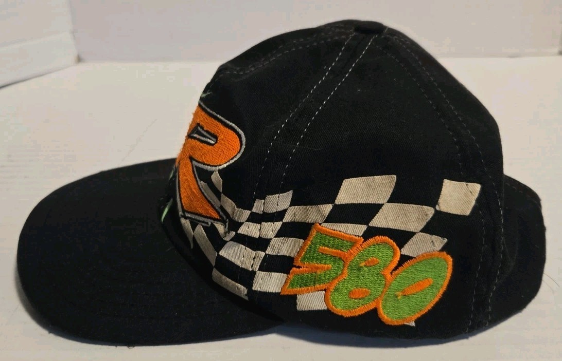 Vintage Arctic Cat ZR 580 Snowmobile Black Snapback B… - Gem