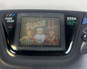 Sega Game Gear Lot w 7 games Case Power Back & Screen TESTED-