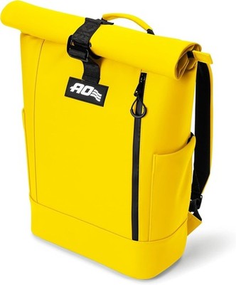 AO Coolers Nomad Backpack Cooler Waterproof Roll-Top Insulated (Beacon Yellow)