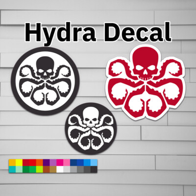Hydra Decal (vinyl for Car laptop window tumbler water bottle) sticker symbol co