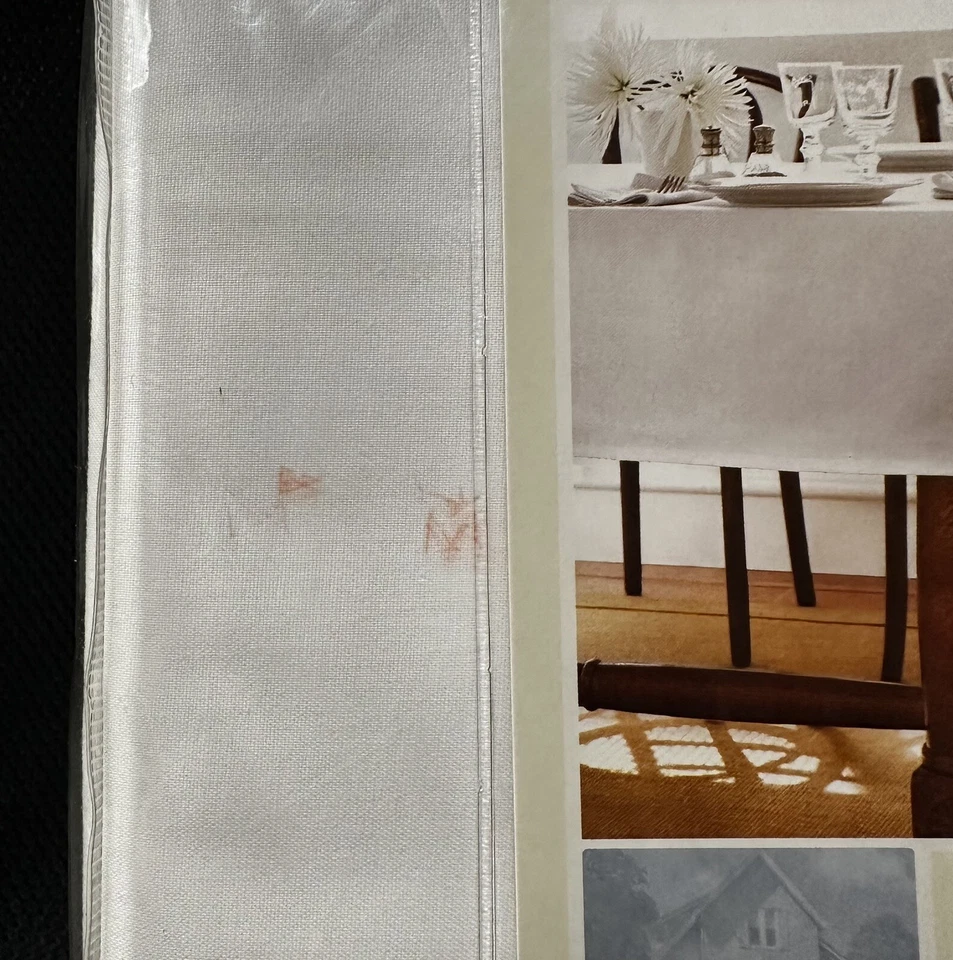 Casual Home 100% Cotton White Table Cloth 84”x60” Oblong Brand New In Package - Image 3 of 4