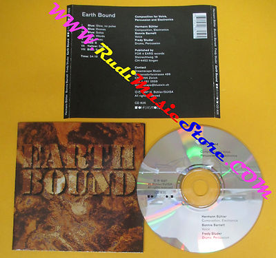 CD HERMANN BUHLER/BONNIE BARNETT/FREDY STUDER Earth Bound  no lp mc dvd (CS52)
