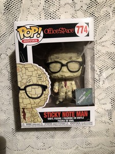 Funko POP 774 Movies Office Space Sticky Note Man SDCC Shared Exclusive NEW 889698421355 | eBay