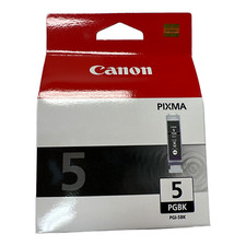 New Canon PGI-5 Black Ink Cartridge GENUINE retail box exp 2022