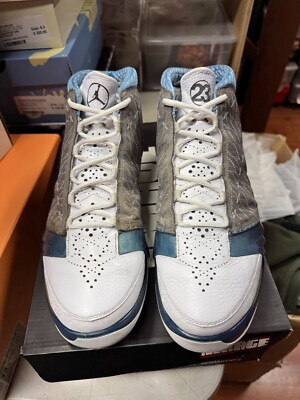AIR JORDAN 23 XXIII XX3 USED SIZE 13 WHITE TITANIUM UNIVERSITY