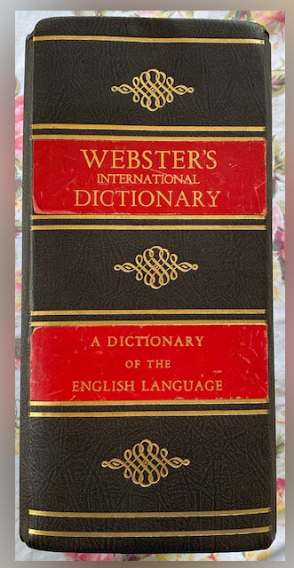 1932 Webster's New International Dictionary of the English