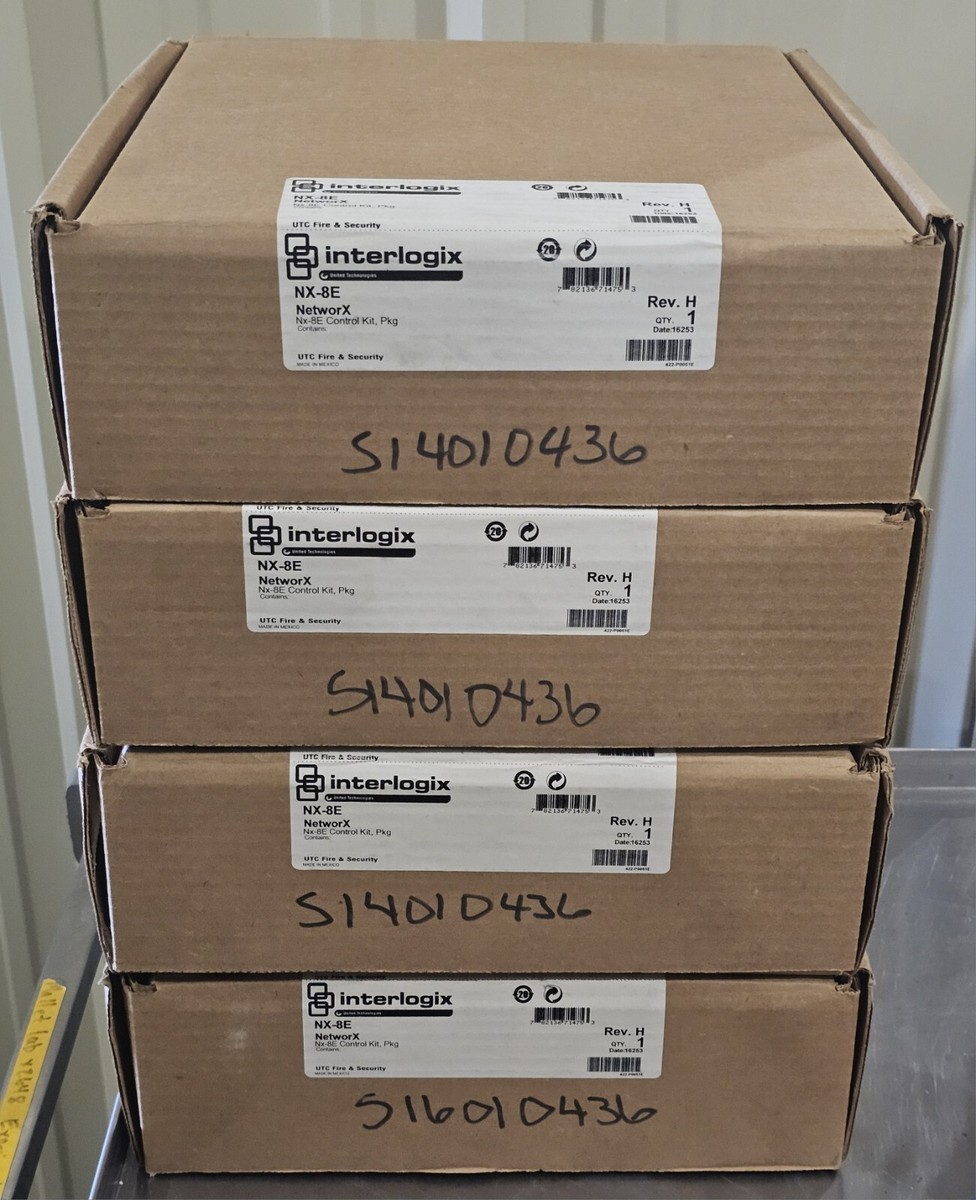 UTC Fire & Security interlogix NX-8E Networx Control Kit Rev H | eBay