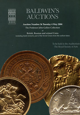Russian USSR Related Coins Baldwins Auction Reference Book Catalog - John Gallon