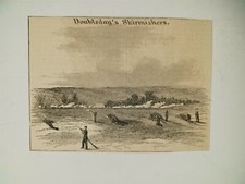 General Abner Doubleday Skirmishers 1863 Civil War Sketch Print