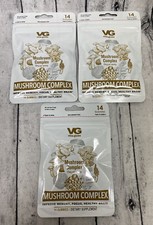 3 Pack - Mushroom Complex Gummies by vita globe, Supports Focus and Memory 42qty
