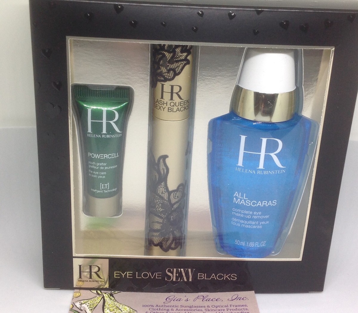 HELENA RUBINSTEIN LASH QUEEN SEXY BLACKS 3 PC KIT MASCARA, REMOVER