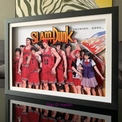 Slam Dunk SHOHOKU Basketball Team Final Game Picture Frame 3D