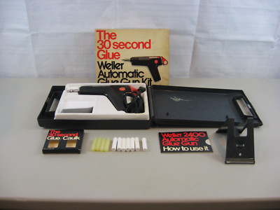 Vintage Weller Automatic Glue Gun Kit Model 2400K With Carry Case-Works