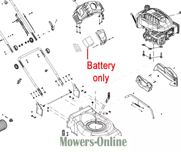 Cobra Lawnmower Battery 4.5Ah 27500100901 MX46SPCE RM40SPCE