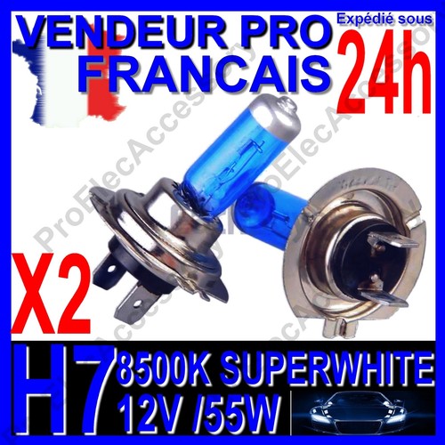 2 X Ampoules H7 100W 12V SUPER WHITE - - Lampes Halogène - Foto 3