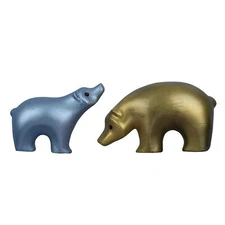  Polar Bear Figurines Sets Home Decor Animal Sculptures Showpiece