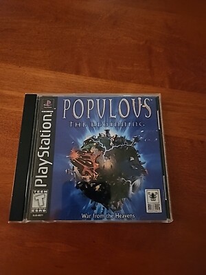 Populous: The Beginning (Sony PlayStation 1, PS1) Complete Tested