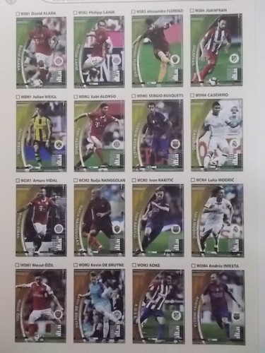 SALE Panini WCCF 2016-17 CECH NEUER MODRIC HIGUAIN BENZEMA BALE Xhaka - Picture 13 of 36