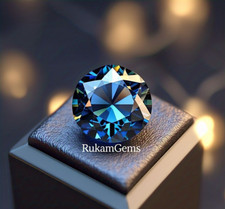 Loose Diamond 2 Ct CERTIFIED Round Cut Blue Color D Grade VVS1 1 Free Gift