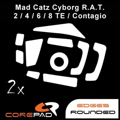 Corepad Skatez Mad Catz Cyborg R.A.T. 2 4 6 8 TE Contagio Mouse Feet Teflon