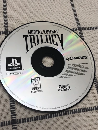 Mortal Kombat Trilogy PS1 (PlayStation 1, 1996) *Game Disc Only* Untested