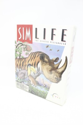 Sim Life The Genetic Playground - PC IBM DOS - Maxis - Big Box RARE - New Sealed