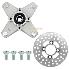 Front Wheel Hub & Brake Rotor Assy for Yamaha Banshee 350 YFZ350 1990-2006