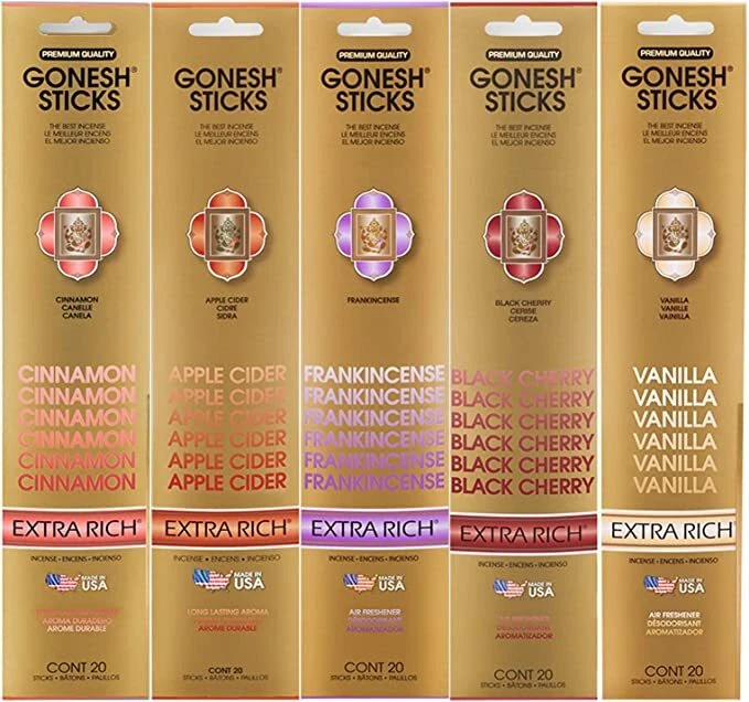 BUY 4 GET 4 FREE GONESH PREMIUM INCENSE STICKS 20 PACK💕 BUY 4 GET 4 FREE💥 - Image 2 of 4