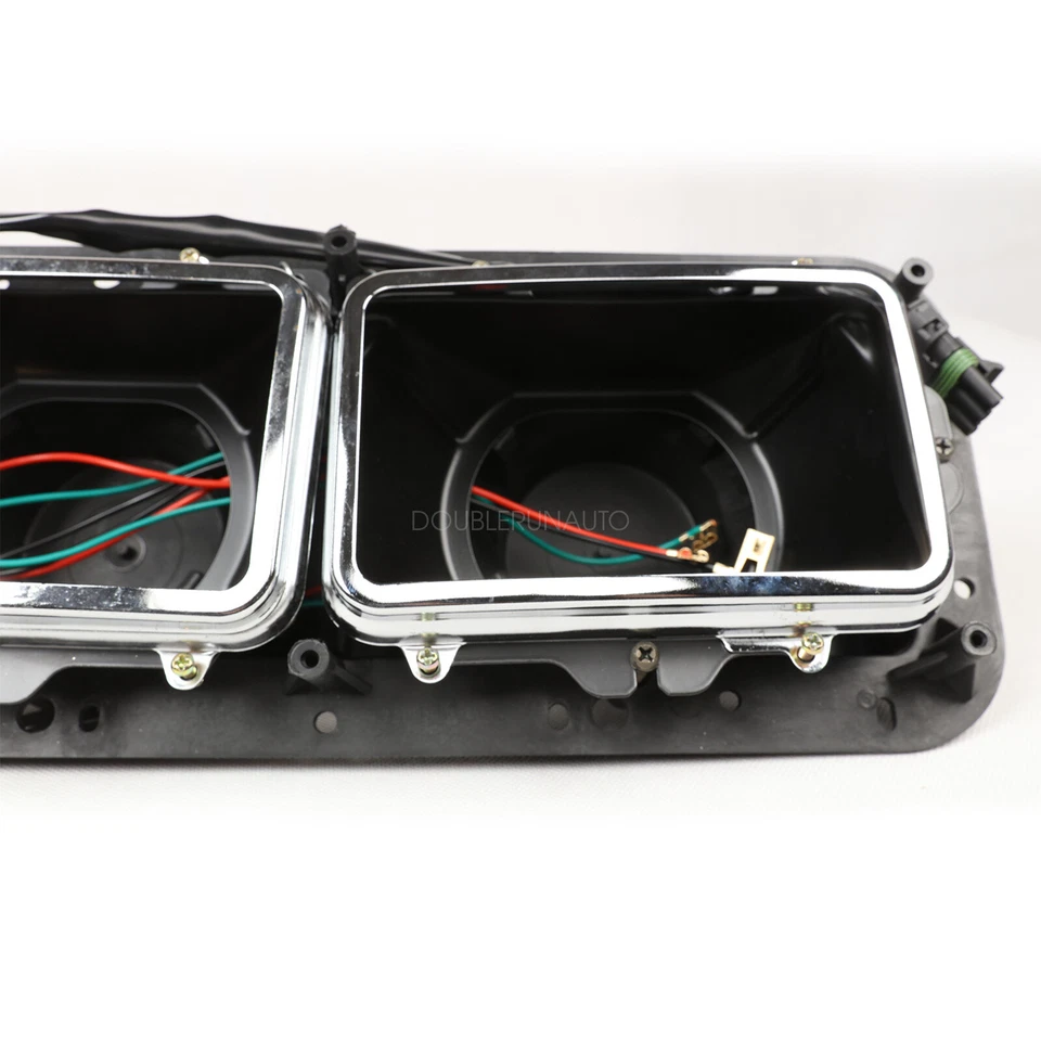 LH+RH Headlight Housing Base w/ 3 Pin Female Connector For Kenworth Peterbilt Foto 4 de 4