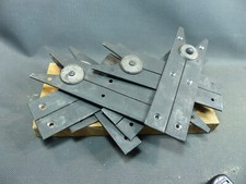 Lot de 2 anciens compas mécanique pour échelle escabeau en bois fer forgé