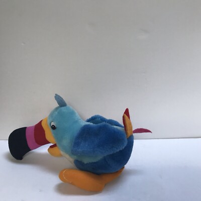 VINTAGE Kellogg's Froot Loops Cereal TOUCAN SAM Mascot 10” Plush